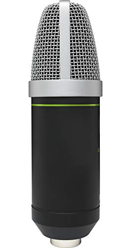 Mackie EM-91CU USB Condenser Recording Zoom Podcast Microphone with Shockmount Bundle with Rockville RockShield 1 Studio Microphone Isolation Shield w/Sound Dampening Foam
