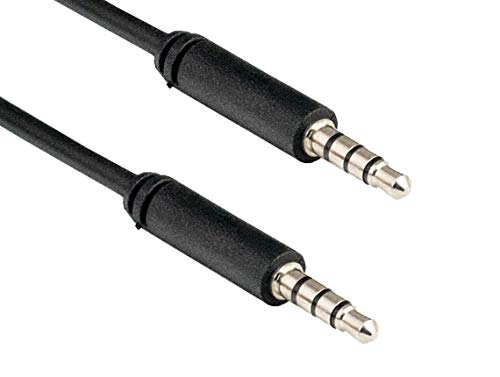 Cable Leader 3.5mm TRRS Male to Male Audio & Microphone Cable (25 Foot (1 Pack)) - size: 25 Foot (1 Pack)
