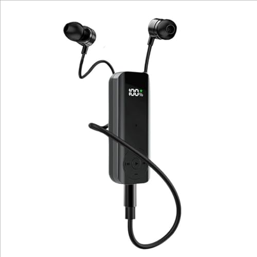 Wireless Bluetooth Audio Receiver,Portable Adapter,In-Ear Wireless Headphones with Noise Cancelling Microphone Headphone,Super Long Standby, Incoming Vibration for Wired Headphones,Car,Home Stereo etc