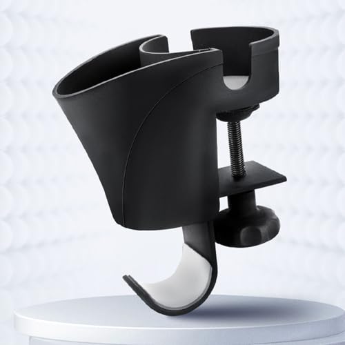 Space Saving Clamp On Headphone Holder with Pen Cup Holder for Easy Access On Any Desk Surfaces No Drill Headsets Holder
