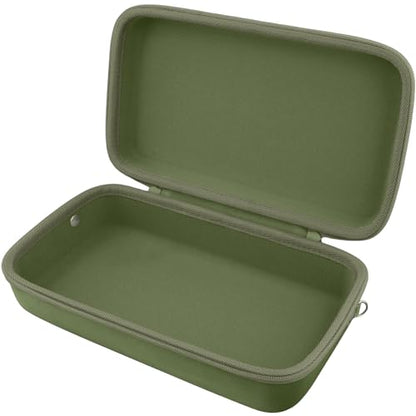 co2CREA Hard Case for Sony ULT Field 3 Wireless Bluetooth Speaker, Green | Portable Travel Bag Replacement with Detachable Shoulder Strap and Handle, Shockproof EVA Shell and Soft Lining - color: Army Green Case, style: Case for Sony ULT Field 3