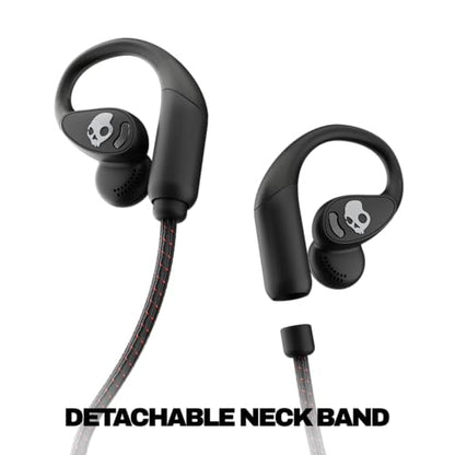 Skullcandy Push 540 Open Wireless Open-Ear Bluetooth Earbuds - True Black | Sweat and Water Resistant, 42 Hours Battery, Detachable Neckband, Secure Over-Ear Fit, Running Outdoors, Exercise, Gym - color: True Black