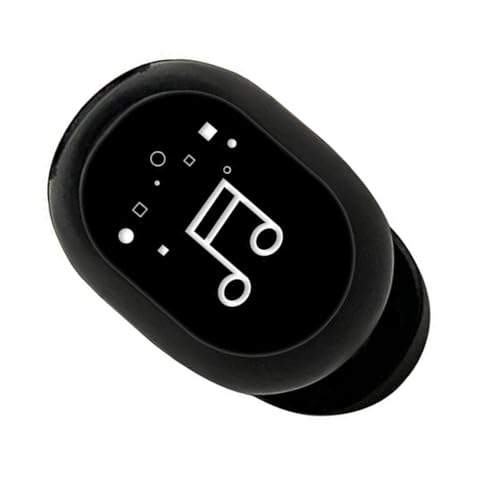 Fabater Single Ear Bluetooth Headset, BT 5.0 3 Hour Playtime Mini Wireless Earbuds, Truck Driver Headset with Touch Control Dual Interconnection IPX4 Sweatproof for Smart Phones PC TV (Black) - color: Black