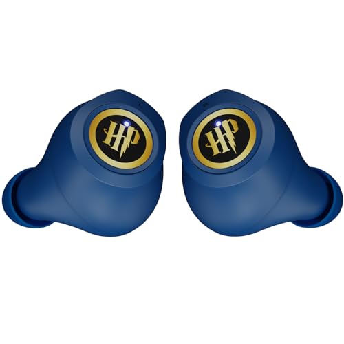 iJoy Harry Potter Ravenclaw Wireless Bluetooth Earbuds with Charging Case, Built-in Mic, 30 Hr Playtime, Officially Licensed | Harry Potter Gifts for Women, Men, Teens, Kids & All Fans of Ravenclaw - color: Ravenclaw