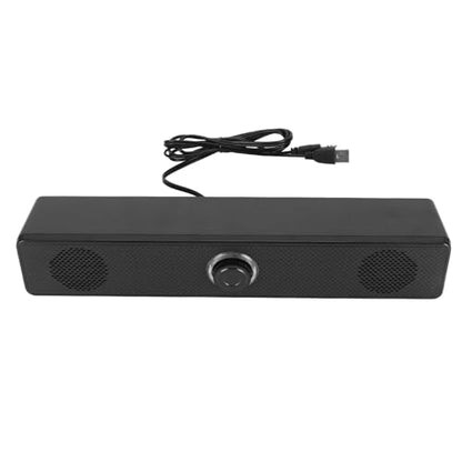 Computer Speakers, Gaming PC Sound Bar with HiFi Stereo Sound, AUX Mode, Adjustable Volume, External Speaker for PC Laptop