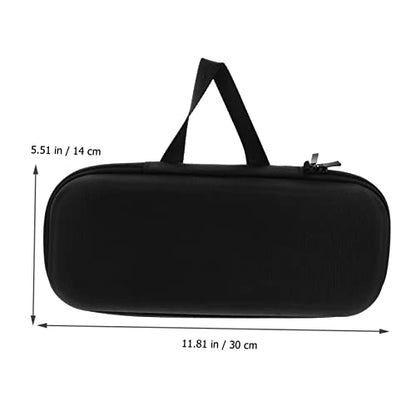 Portable Microphone Bag Protective Case Drop Resistant Small with Mesh Pocket for Mic and Digital Accessories Durable Shockproof Dustproof Carrying Handbag for Travel and Storage