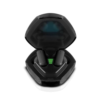 RCA Wave-78 True Wireless Earbuds, Bluetooth 5.2 Headphones with Microphone, Charging Case, 20H Playtime, Hi-Res Audio, Sweat Resistant, Compact in-Ear Design, Noise Cancelling, Black - color: Black