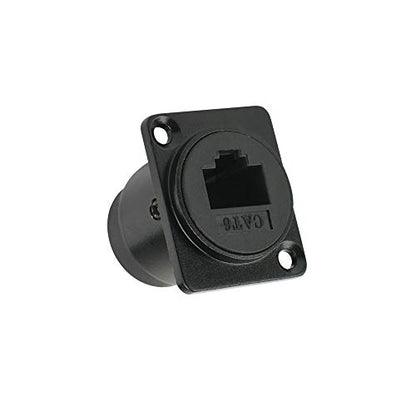 Toronce D R Series D-CAT6 Passthrough Panel-Mount Connector (D-CAT6_5Pack) - size: D-CAT6_5Pack