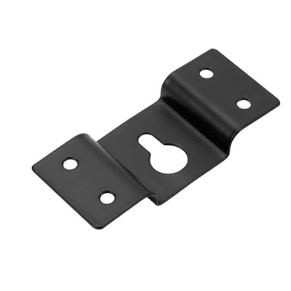 12PCS Hanging Speaker Bracket Wall Mount Iron Hook Hanger Plate Connector for Surround Sound Box Audio Speaker with Mounting Screws (2.8×1.18 Inch) - style: 12Pcs (2.8×1.18 Inch)