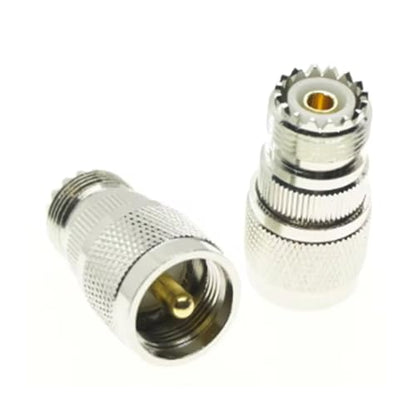 UHF Male Female to UHF Male Female Connector PL259 to SO239 T Right Angle 3 Way RF Coax Coaxial Adapter(UHF-JK Quick) - color: UHF-JK quick