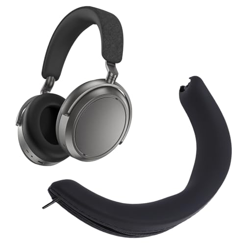 Replacement Headphones Headband Cover for Momentum 4, Soft Silicone Comfortable Headband Cushion Pad Cover with Zipper Easy to Install for Momentum 4 Wireless Headphones