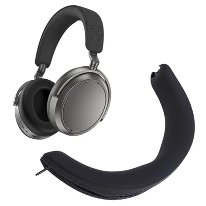 Replacement Headphones Headband Cover for Momentum 4, Soft Silicone Comfortable Headband Cushion Pad Cover with Zipper Easy to Install for Momentum 4 Wireless Headphones