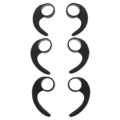 Generic Silicone Ear Wings 6Pcs for 10Mm Earbuds Hook Clips Anti-Slip Earphone Stabilizers Sports Ear Hooks Comfortable Fit for Exercise