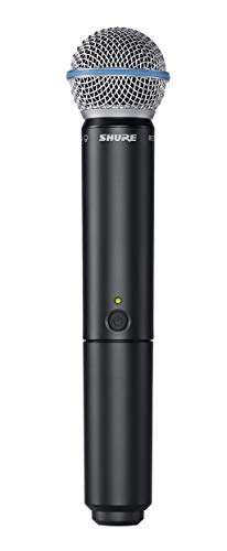 Shure BLX288/B58 Dual-Channel Wireless Audio System H11 Band (572–596 MHz) – BLX88 Receiver, (2) BLX2 Transmitters with Beta 58A Mic, Up to 14 Hr Battery, 300 ft Range | BLX88 Receiver, (2) BLX2 Transmitters with Beta 58A Mic, Up to 14 Hr Battery, 300 ft
