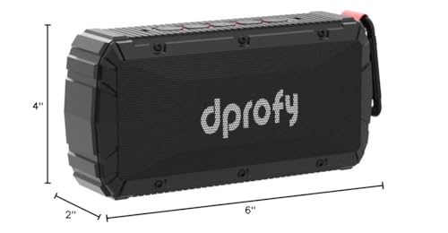 Dprofy 2Pcs Pro Portable Magnetic Bluetooth Golf Speaker Wireless Waterproof IPX6/Shockproof - 3rd Generation Magnetic Golf Speakers for Golf Cart 24 Hour Playtime (2Pcs with TWS & SD Card Function) - style: 2Pcs with TWS & SD Card Function