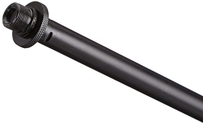 Amazon Basics Sturdy Portable Microphone Boom Arm Stand, Height Adjustable with Cable Management, Foldable Tripod Base, Up to 85.75", Black