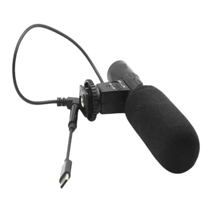 3.5mm Universal Microphone External Stereo Mic for Camcorders Digital Video Camera DSLR Camera Microphone Accessories Professional Stereo Microphone Recording Device External Microphone