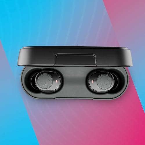 Skullcandy Jib True 2 Wireless Earbuds,Bluetooth Headphones,Up to 33 Hours Battery with Charging Case,Noise Isolating Fit,Sweat and Water Resistant,Microphone for iPhone Android-True Black,(Pack of 2) - color: True Black, size: Jib True 2 (Pack of 2)