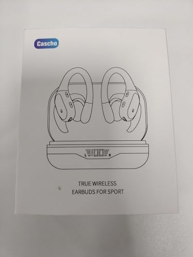 Ear buds Wireless Earbuds Bluetooth 5.3 Headphones 60hrs Playtime with Digital Display Sports Wireless Headphones with Earhook Deep Bass IPX7 Waterproof Over-Ear Earbuds for Android iOS Workout Rose - color: Rose