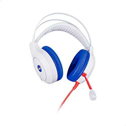 TECHZONE Gaming Headband with High Fidelity Sound, Noise Cancelling Microphone, Mute Button and Universal Connection Φ3.5mm2 + USB - Ideal for Gaming on PC, Consoles and Mobile Phones.