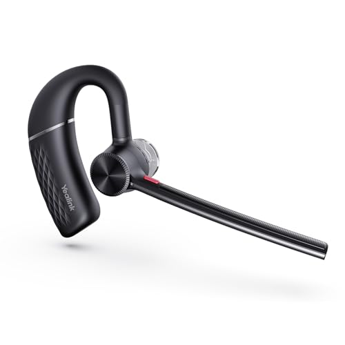 Yealink Single Ear Bluetooth Headsets BH71 Lite Wireless Earpiece Teams PC | Yealink Headset Bluetooth Earpiece with Mic for Work，Teams Zoom Certified Single Ear Headset Connect Cell Phone,Mute Function - style: BH71 Lite（Without Dongle&Case）