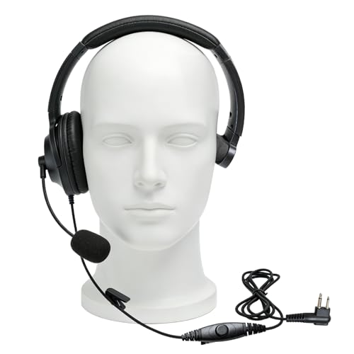 CP200d Noise Cancelling Headset Single Side One Ear Walkie Talkie Headphone with Boom Mic PTT for CP100 CP185 CP200 CP200D BPR40 RDM2070D RMM2050 RDU4160D P040 VL50 CLS1110 Radio
