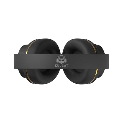 H8 BT 5.4 ANC Noise Cancelling Over-Ear Wireless Headphones (Black) | Deep Bass,120H Playtime,Foldable,High-Protein Ear Pads,1.5m 3.5mm AUX Cable,for Driving,Office,Travel,Online Class - color: Black