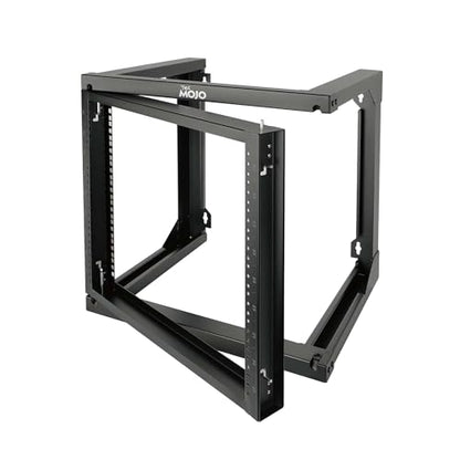 Tecmojo 9U Wall Mount Rack, Server Rack,Open Frame Server Rack,Network Rack for 19inch Computer/AV/Data/IT/Media Equipment,18inch Depth,16inch Apart Mounting Holes,Swing Gate,Square and Tapped Holes - size: 9U/18" Depth (New)