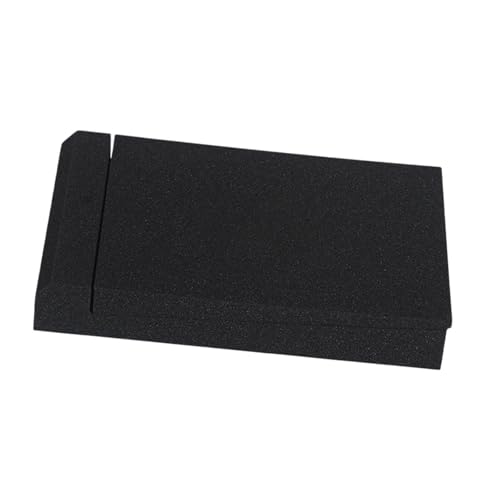 Colaxi Speaker Isolation Pad Sound Dampening Foam Fits Most Desktops Tilted Tabletop Acoustic Speaker Sponge Pad Speaker Foam Stand, 20x30x4.5cm