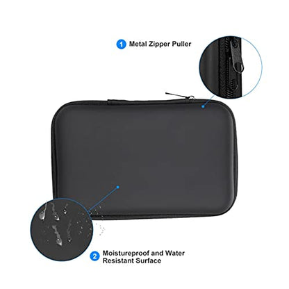 Earphones USB Cable Hard for Case Box Carring EVA with Zipper Hard for Case Easy Carrying