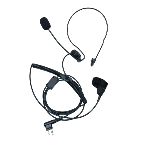Headset Mic PTT Compatible with Motorola CP200 CP200D