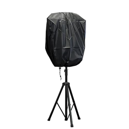 15 Inch Outdoor Powered Speaker Dust Cover - Heavy Duty, Waterproof, Sun Resistant - Fits Wall Mounted Speakers - Full Protection (15x13x22 Inch, Black) - size: 15x13x22 Inch