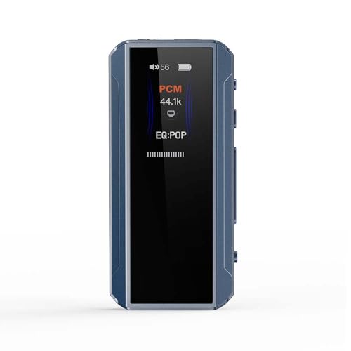 FiiO BTR13 Bluetooth Headphone Amplifier with LDAC, aptX Adaptive, aptX HD, AAC (Dual CS43131 3.5mm Unbalanced & 4.4mm Balanced Output) (Blue) | LDAC, aptX Adaptive, aptX HD and AAC, dual CS43131 DACs, 3.5mm and 4.4mm outputs - color: Blue
