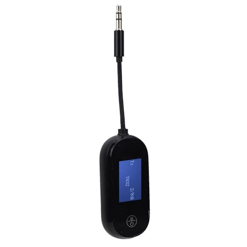 Bluetooth 5.3 Transmitter Receiver with Call Function, Studio Grade HD Sound Adapter for Home Travel Gym, Low Latency Wireless