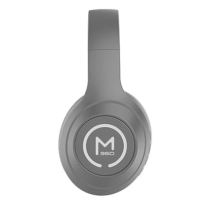 Morpheus 360 Comfort Plus Wireless Over-Ear Headphones - Bluetooth Headset with Microphone - 10H Playtime - HP6500G (Grey) - color: Grey