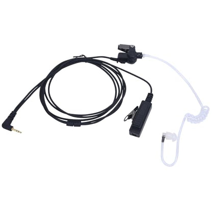 TC-320 Walkie Talkie Earpiece 2.5mm 1 Pin Acoustic Tube Ear Piece with PTT Mic for Talkabout T200 T210 T260 T600 T800 Compatible with Hytera HYT TC-310 TC-320 Two Way Radio