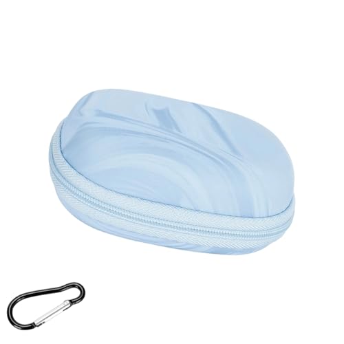 EVA Hard Shell Headphone Storage Case Bag for Dedicated Model Over Ear Headphone Travel Essential - color: Blue