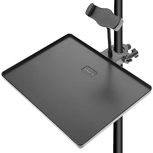 SUPVOX High Capacity Microphone Rack Stand Live Broadcast Shelf Clamp on Rack