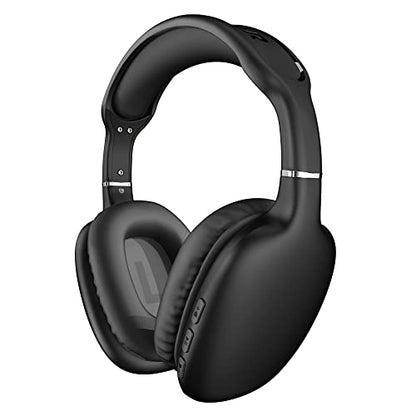 HyperGear Over-Ear Headphones - Wireless Bluetooth Headphones with Noise Isolation, Built-in Mic, Soft Memory Foam Cups for All-Day Comfort, Black - color: Black