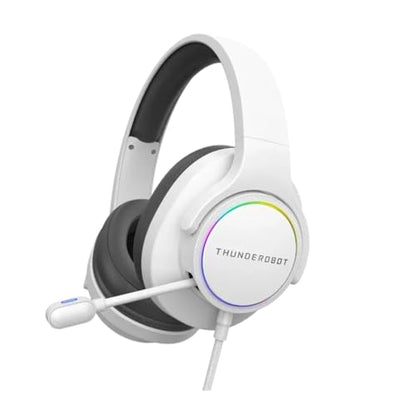 Thunderobot Gaming Wired Headset H51, USB Computer Headset, Gaming Over-Ear Headphones with Virtual 7.1 Surround Sound, RGB Lighting