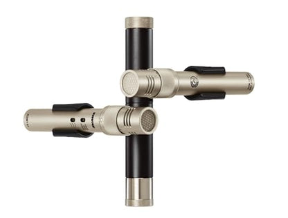 Shure KSM141/SL Stereo Pair with (2) KSM141, (2) Foam Windscreens, A27M Stereo Microphone Adapter and Carrying Case - style: Pair