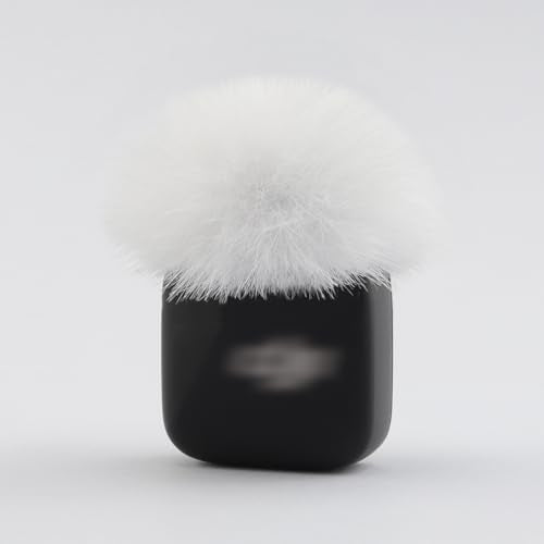 LEFXMOPHY Windscreen for 2024 DJI MIC MINI Wireless Microphone Furry Wind Muff Deadcat Cover - color: 1pc White