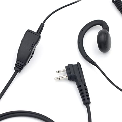 HKLN4604 HKLN4604A HKLN4604B Earpiece with Mic for Motorola Walkie Talkies CP185 CP200D CLS1110 CLS1410 DTR700 DTR620 RDV5100 RDM2020 RDU4160 RMU2080D Radio Headset RLN6423
