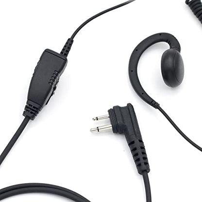 HKLN4604 HKLN4604A HKLN4604B Earpiece with Mic for Motorola Walkie Talkies CP185 CP200D CLS1110 CLS1410 DTR700 DTR620 RDV5100 RDM2020 RDU4160 RMU2080D Radio Headset RLN6423