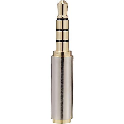3.5mm Male to 2.5mm Female Stereo Audio Headphone Jack Adapter Converter, Gold Plated - style: 3.5mm Male to 2.5mm Female