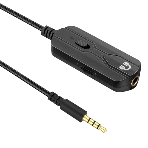 Zosvoses Headphone Extension Cable with Volume Control & Mute Compatible with Bose 700, QC45, QC35 II, QC35, QC25, QC15 Headphones Cable, 3.5mm Male to Female Stereo Audio Cable, 4.9ft