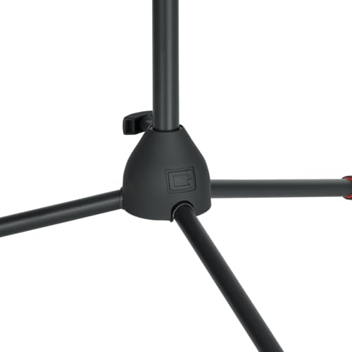 Gator Frameworks Standard Tripod Microphone Stand with Adjustable Height and Both 3/8" and 5/8" Adapters (GFW-MIC-2000)