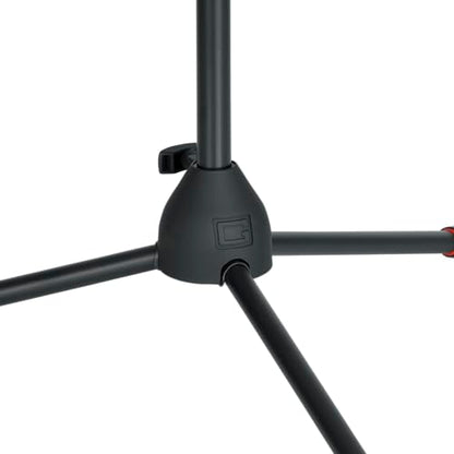 Gator Frameworks Standard Tripod Microphone Stand with Adjustable Height and Both 3/8" and 5/8" Adapters (GFW-MIC-2000)