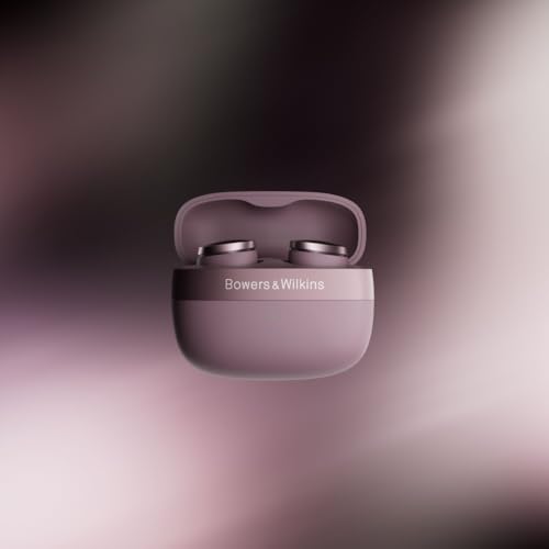 Bowers & Wilkins Pi8 True Wireless Noise Cancelling Earbuds with Bluetooth aptX, 24-bit Wireless Connection, Audio rebroadcast and 6 Built-in Microphones - Pale Mauve - color: Pale Mauve