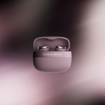 Bowers & Wilkins Pi8 True Wireless Noise Cancelling Earbuds with Bluetooth aptX, 24-bit Wireless Connection, Audio rebroadcast and 6 Built-in Microphones - Pale Mauve - color: Pale Mauve